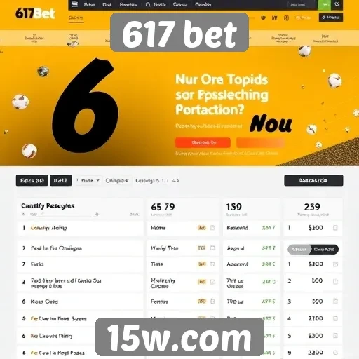 Novidades e recursos do site 617 bet